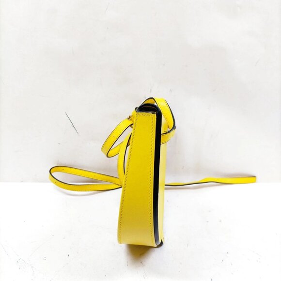 LOEWE Yellow Leather Crossbody Bag mon375-101425 - Picture 3 of 16